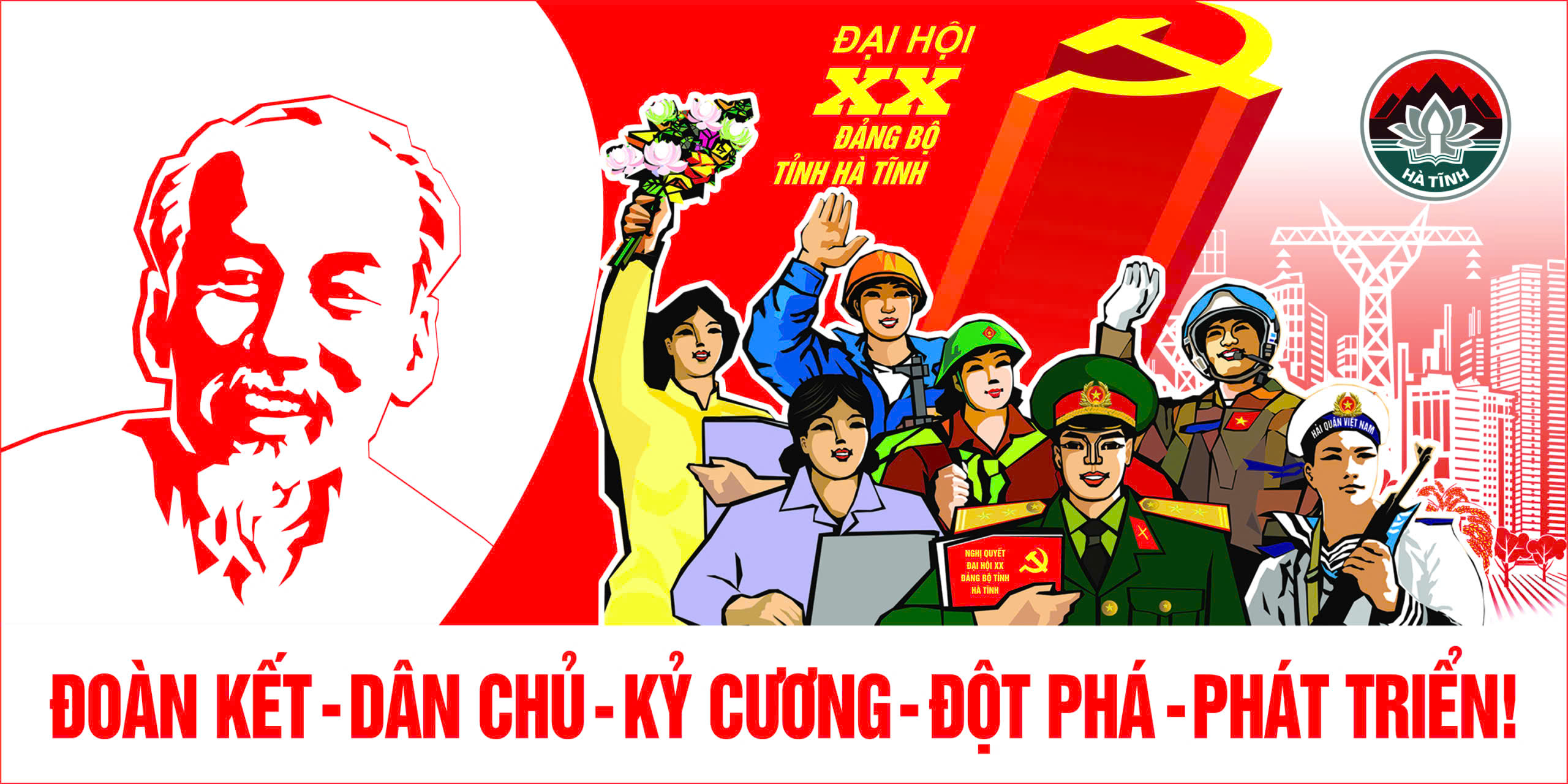 Xã Cẩm Bình đẩy mạnh công tác tuyên truyền chào mừng Đại hội Đảng bộ tỉnh lần thứ XX, Đại hội Mặt trận tổ quốc Việt Nam xã và các tổ chức chính trị lần thứ I, nhiệm kỳ 2025 - 2030