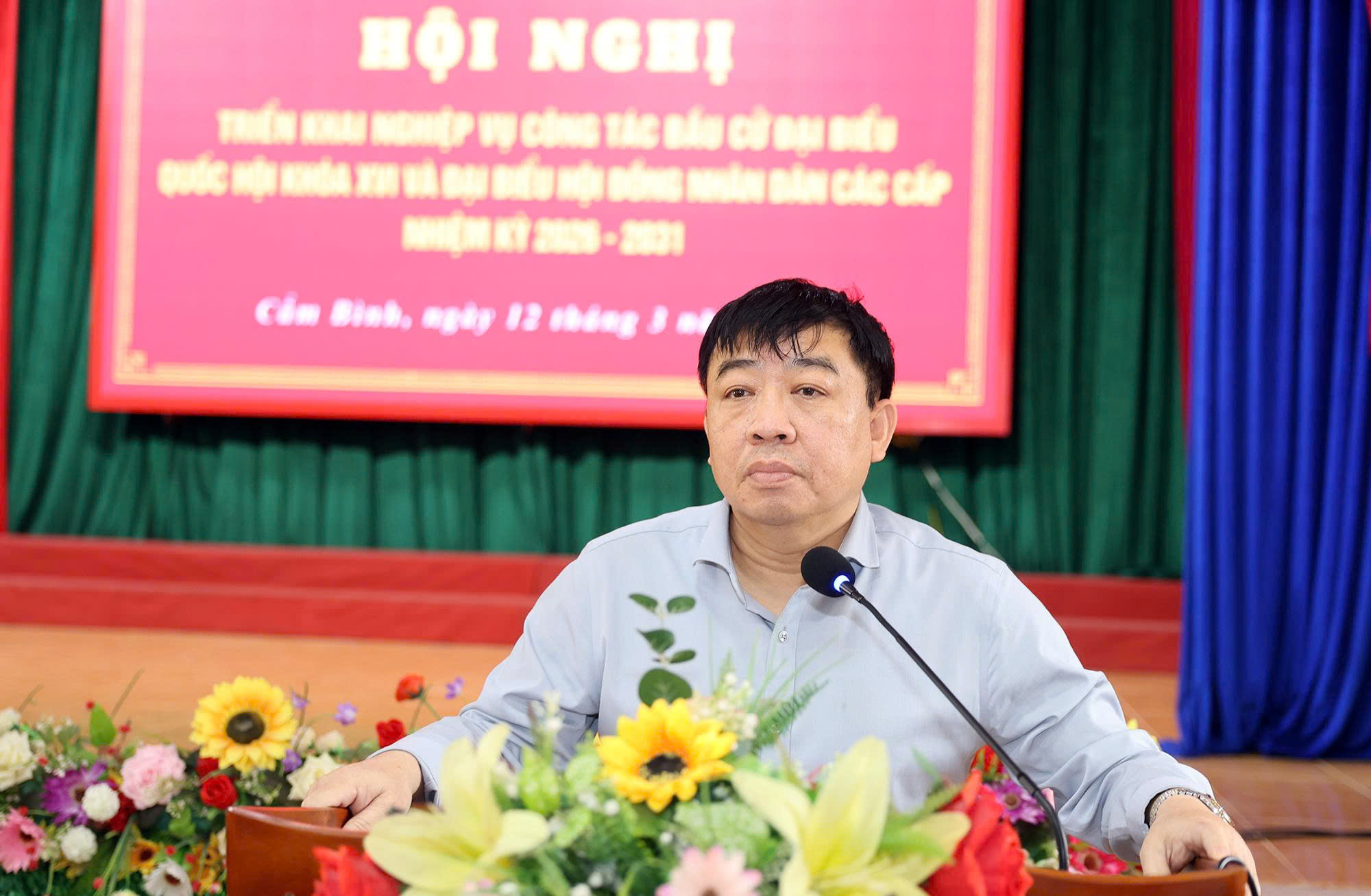 ỦY BAN BẦU CỬ XÃ CẨM BÌNH TỔ CHỨC TẬP HUẤN NGHIỆP VỤ CÔNG TÁC BẦU CỬ ĐẠI BIỂU QUỐC HỘI KHÓA XVI VÀ ĐẠI BIỂU HĐND CÁC CẤP NHIỆM KỲ 2026 - 2031