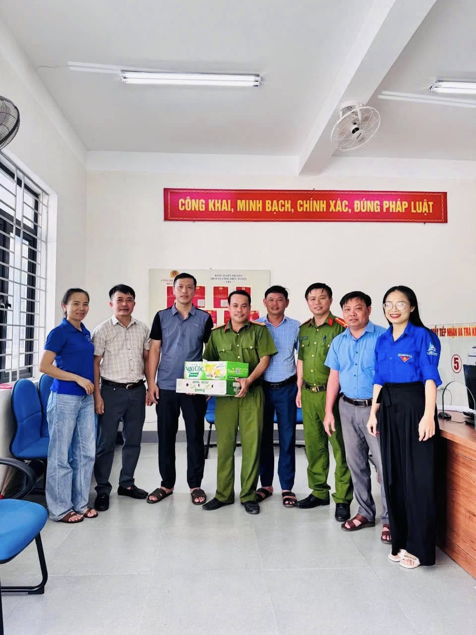 LÃNH ĐẠO ĐỊA PHƯƠNG ĐỘNG VIÊN LỰC LƯỢNG CÔNG AN XÃ VÀ ĐOÀN THANH NIÊN