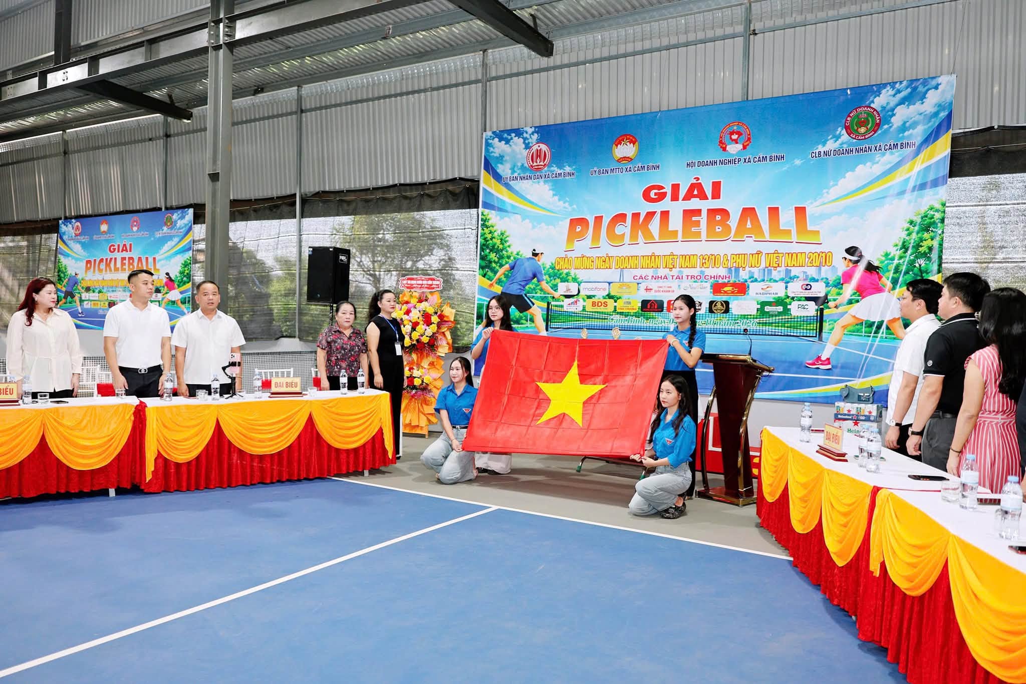 Cẩm Bình khai mạc giải PICKLEBALL Chào mừng ngày Doanh nhân Việt Nam và Ngày phụ nữ Việt Nam năm 2026