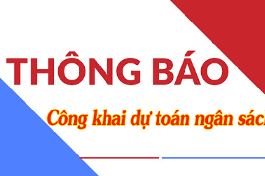 Thông báo công khai Dự toán chi ngân sách Nhà nước năm 2026 của VP HĐND-UBND xã Cẩm Bình 
