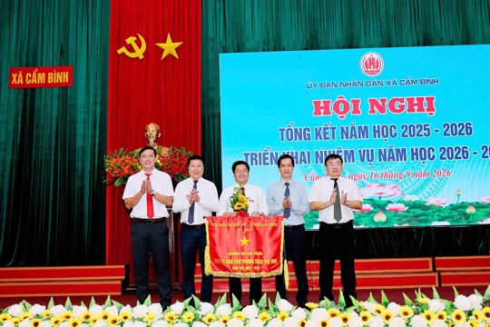 Xã Cẩm Bình tổng kết năm học 2025-2026, triển khai nhiệm vụ năm học 2026-2027 
