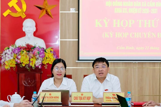 Xã Cẩm Bình Ban hành Nghị Quyết số 19/NQ-HĐND ngày 22/7/2026