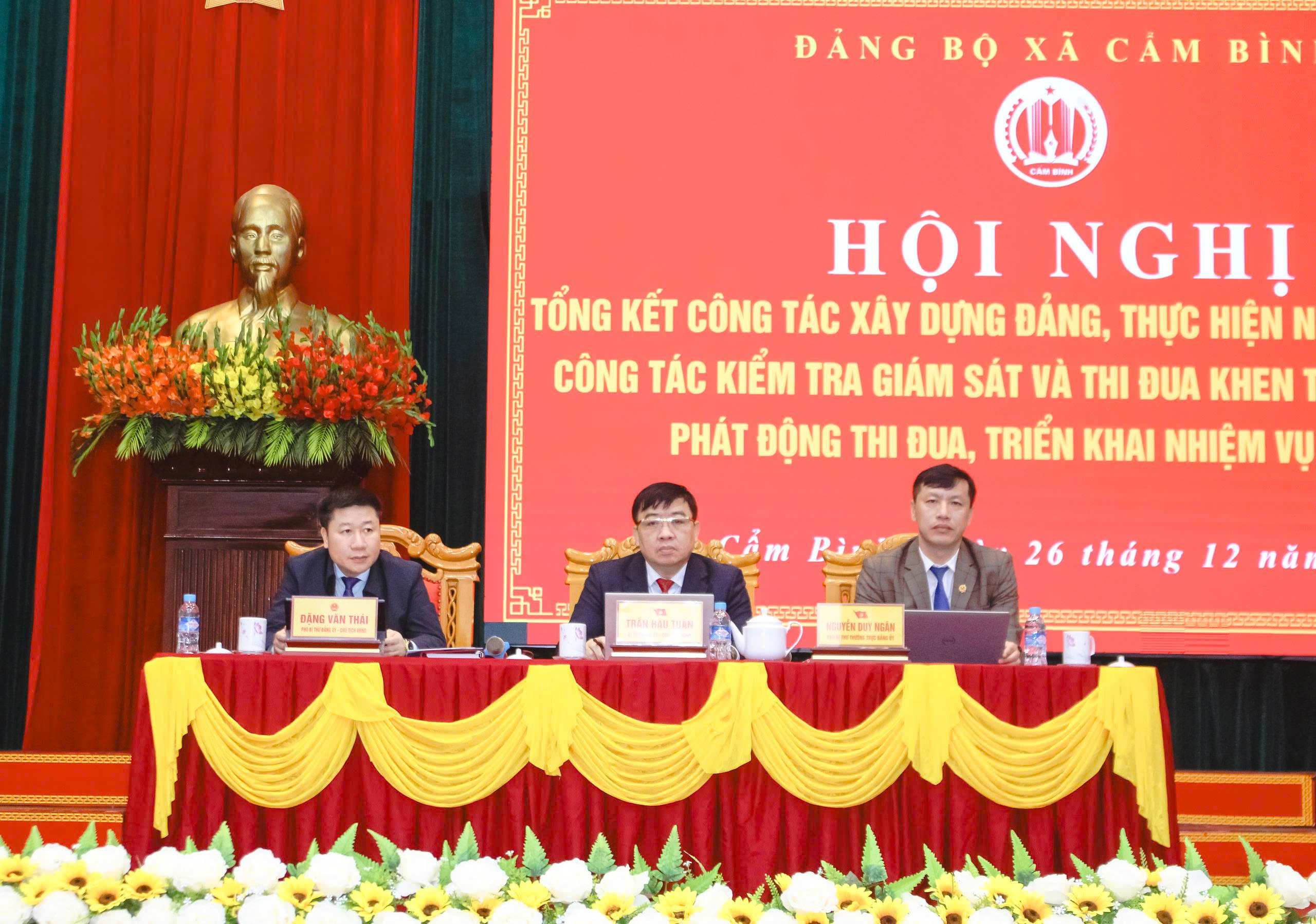 ĐẢNG ỦY XÃ CẨM BÌNH QUYẾT TÂM CAO, NỖ LỰC LỚN, HÀNH ĐỘNG HIỆU QUẢ TRONG NĂM 2026